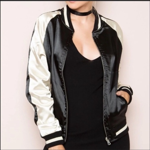 Brandy Melville Jackets & Coats Brandy Melville Reversible Bomber
